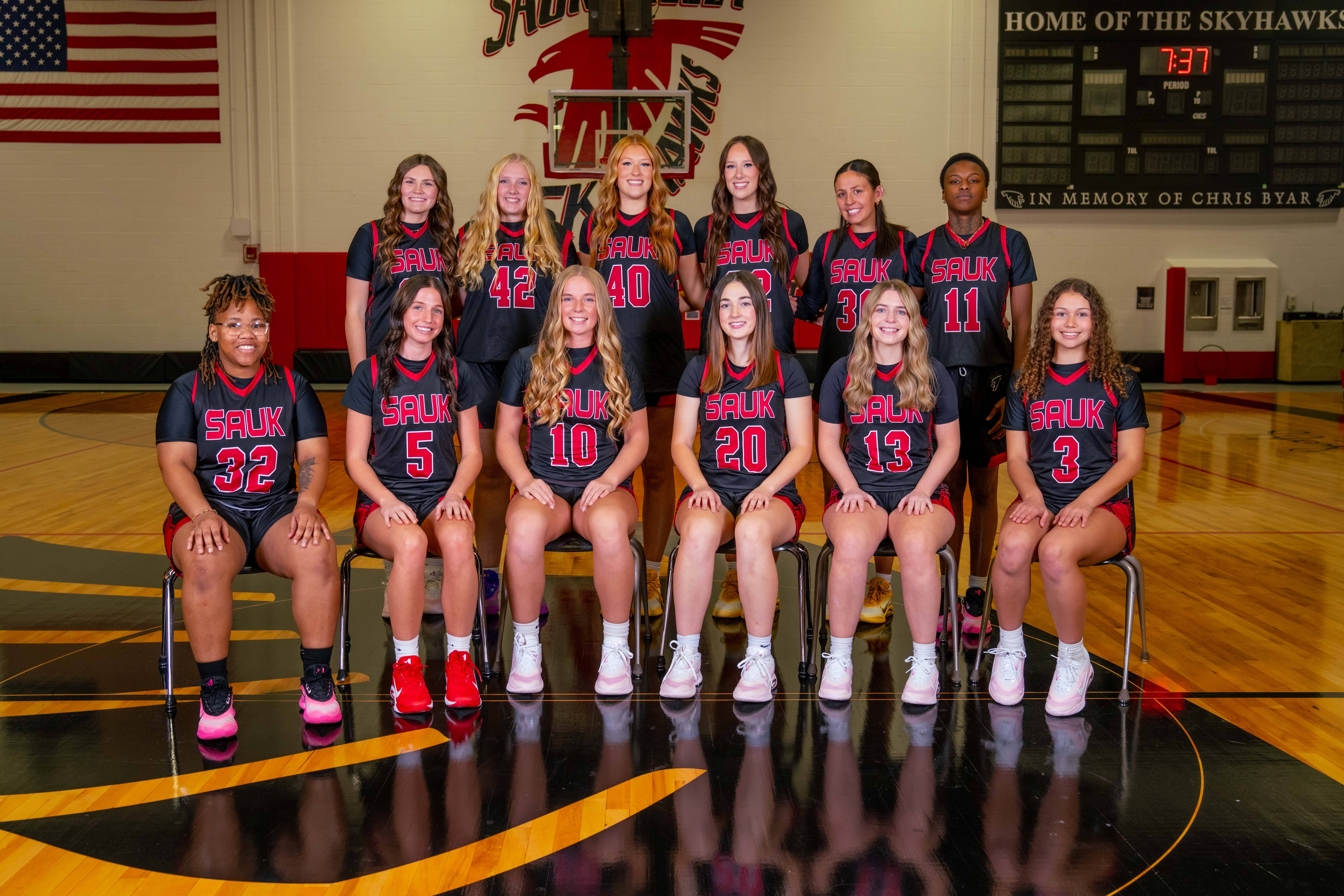 Skyhawk WBB Team Photo