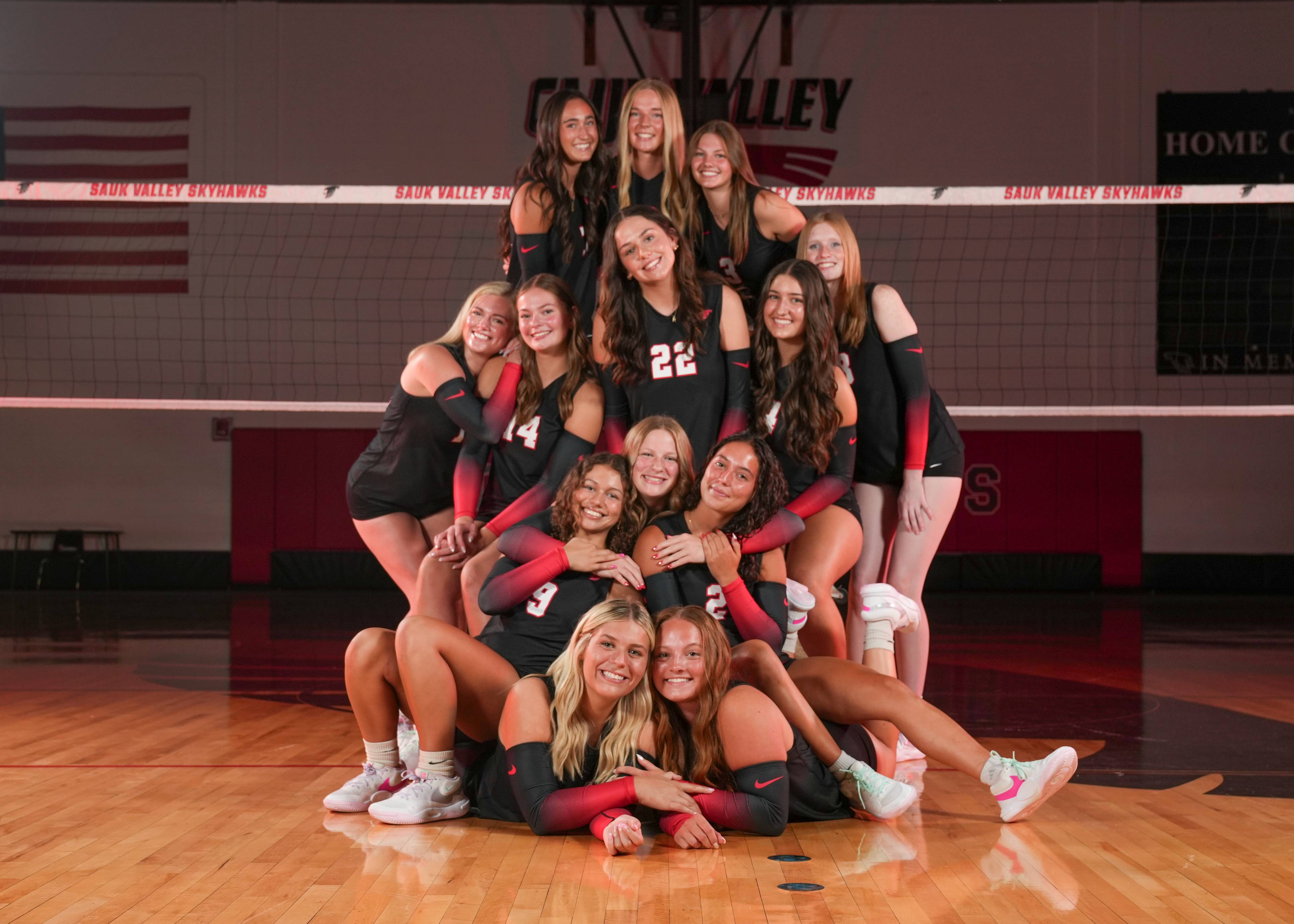 Skyhawk Volleyball Roster Photo