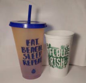 Reusable cups are a great way to reduce waste.