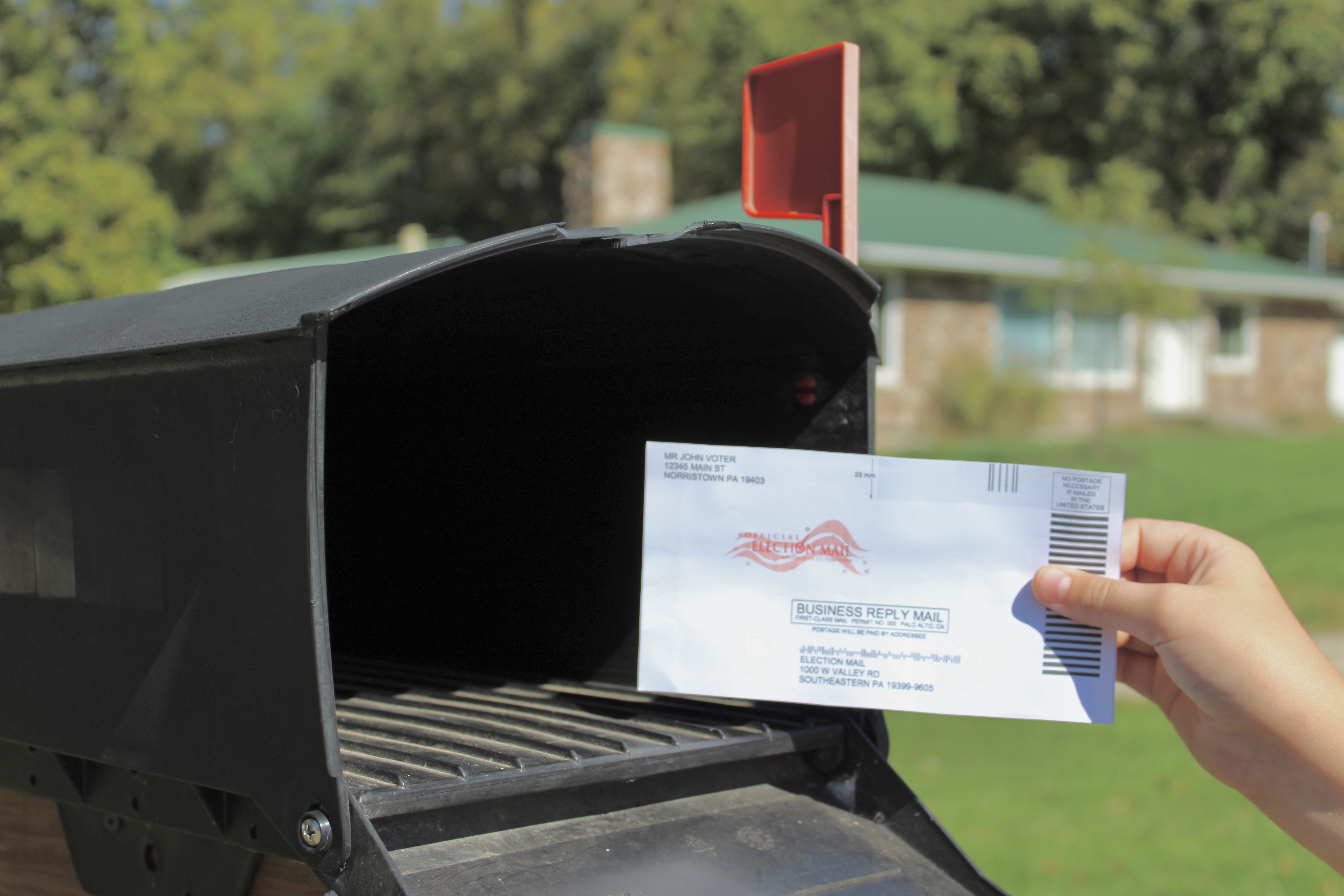 A Mail-in ballot.