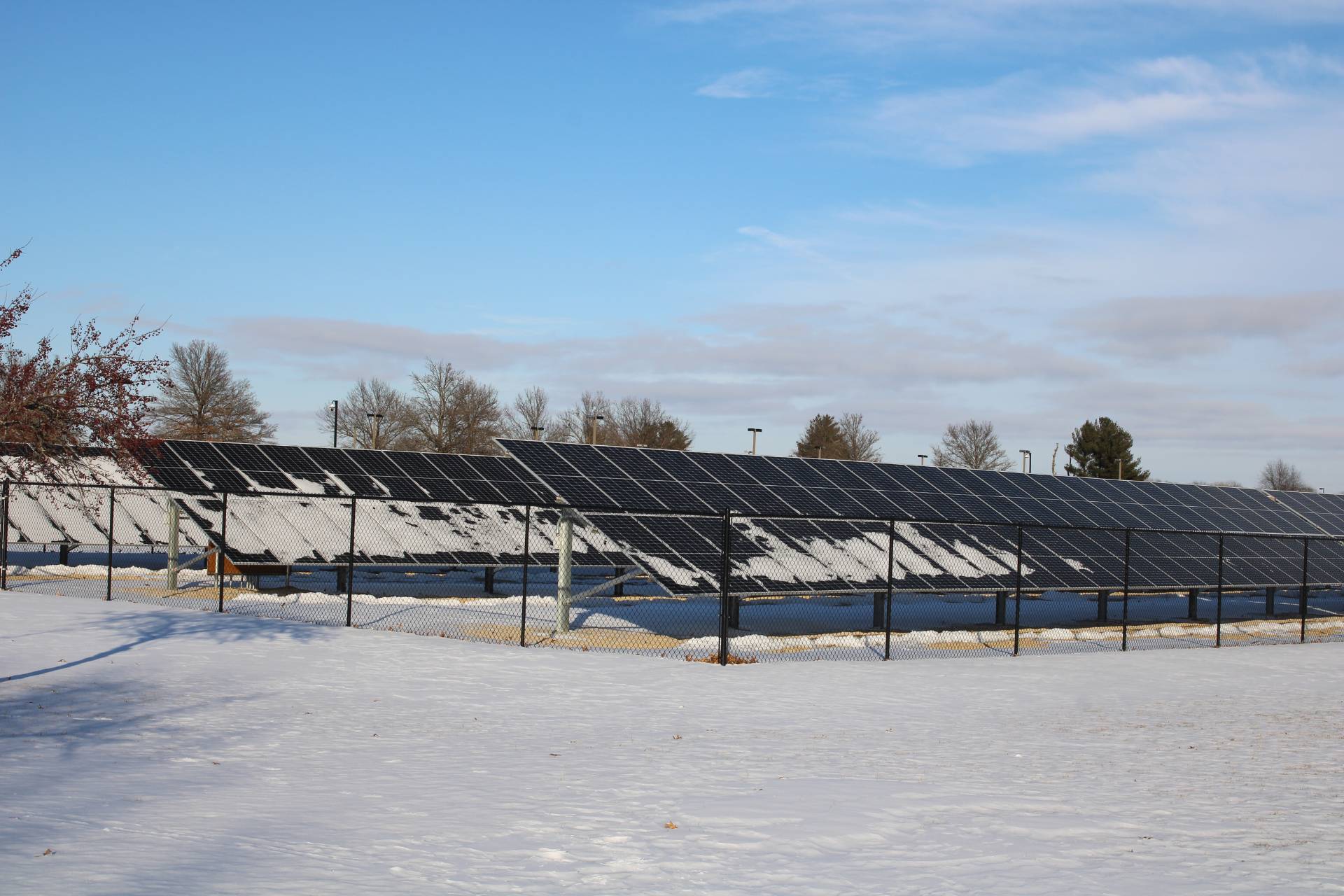 SVCCs very own private network of solar panels.