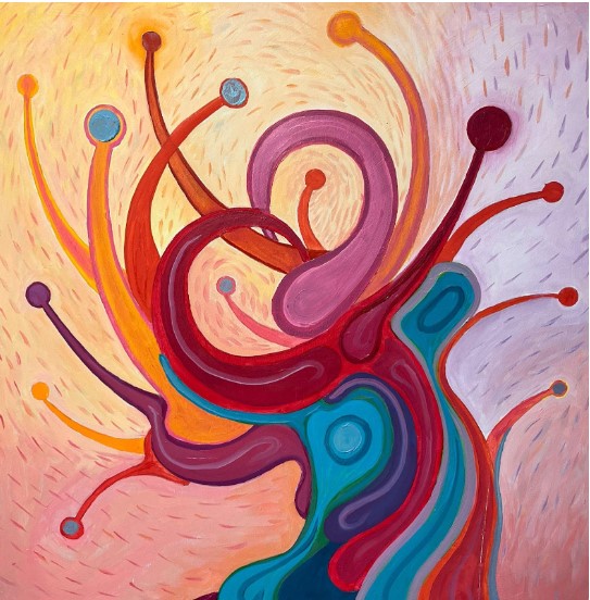 Oil num 21 - Oil on Plywood 2022