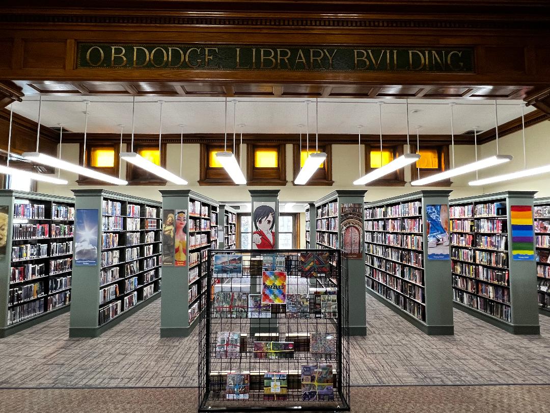 Dixon Public Library's young adult section