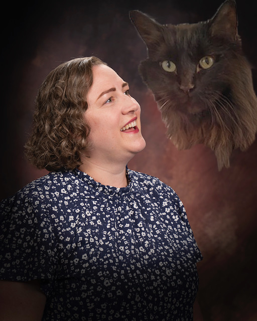 Amy Jakobsen and Cat