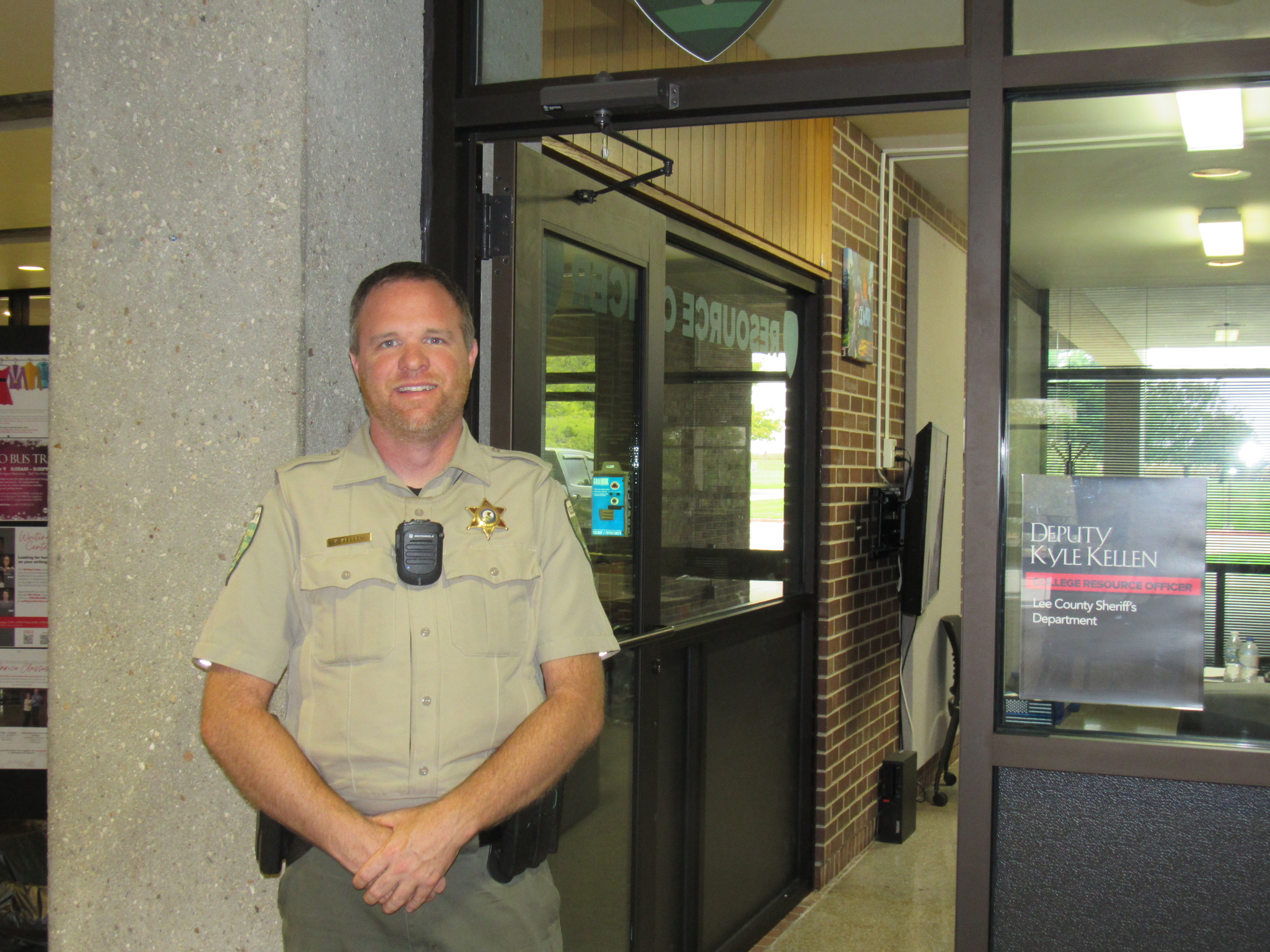 Deputy Kyle Kellen, Sauk Valley Community College’s local Resource Officer