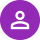 Person on Purple Icon