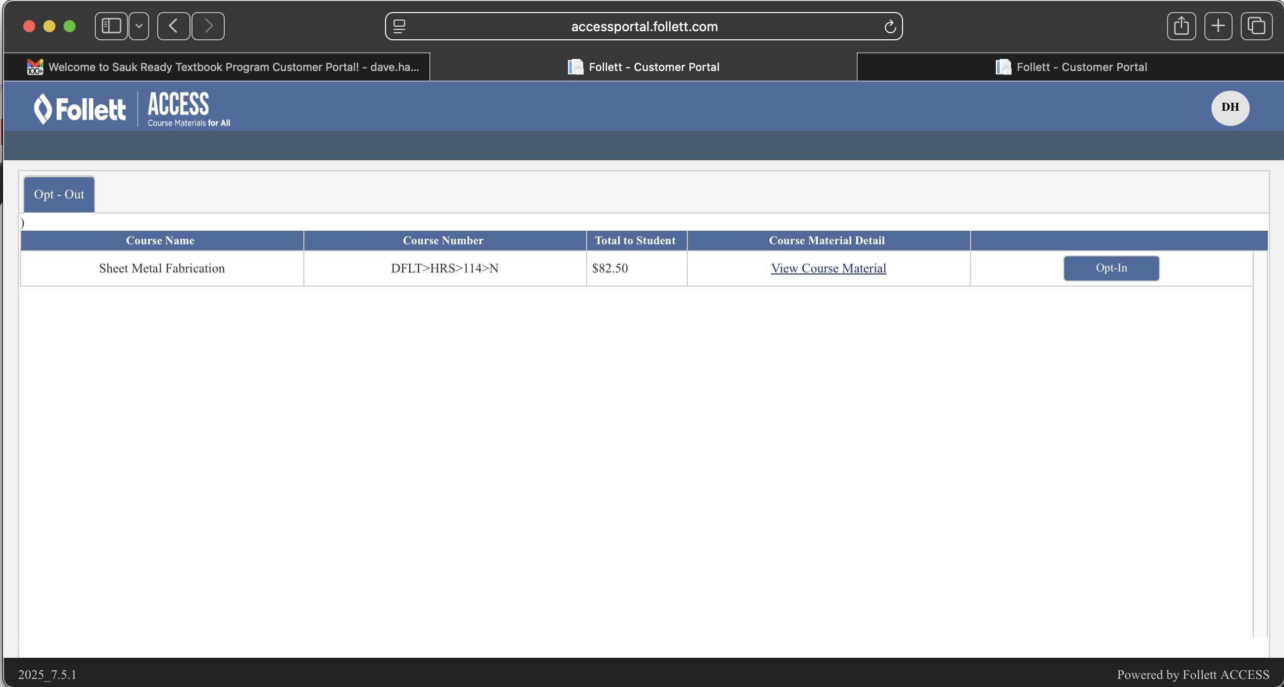 Follet Opt In Option