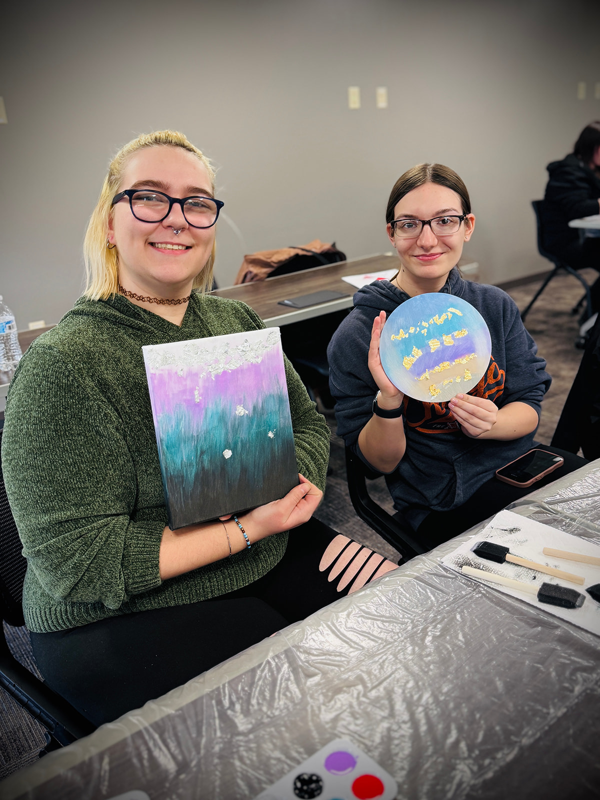 TRIO Students After Creative Art Workshop